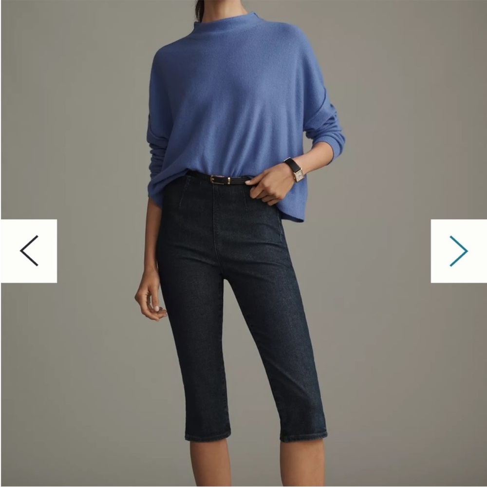 Anthropologie Pilcro The Alani Mock Neck Cashmere Sweater - Picture 2 of 9